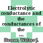 Electrolytic conductance and the conductances of the halogen acids in water /