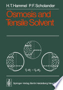 Osmosis and Tensile Solvent [E-Book] /