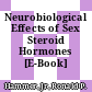 Neurobiological Effects of Sex Steroid Hormones [E-Book] /