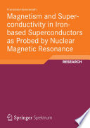 Magnetism and Superconductivity in Iron-based Superconductors as Probed by Nuclear Magnetic Resonance [E-Book] /