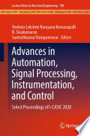 Advances in Automation, Signal Processing, Instrumentation, and Control [E-Book] : Select Proceedings of i-CASIC 2020 /
