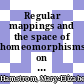 Regular mappings and the space of homeomorphisms on a 3-manifold [E-Book] /