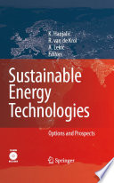 Sustainable Energy Technologies [E-Book] : Options and Prospects /