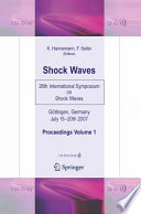 Shock Waves [E-Book] : 26th International Symposium on Shock Waves, Volume 1 /