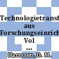 Technologietransfer aus Forschungseinrichtungen Vol 0001,01 : Bilanz und Perspektiven : Tagungsbericht vom internationalen Symposium und Workshop : Bonn, 14.10.1982-15.10.1982.