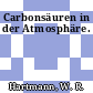 Carbonsäuren in der Atmosphäre.