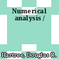 Numerical analysis /