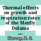Thermal effects on growth and respiration rates of the Mayfly Dolania Americana (Ephemeroptera) : a paper proposed for presentation at the annual meeting of the Ecological Society of America with the American Institute of Biological Sciences at Oregon State University, Corvallis, Oregon August 17 - 22, 1975 [E-Book] /