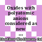 Oxides with polyatomic anions considered as new electrolyte materials for solid oxide fuel cells (SOFCs) /