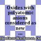 Oxides with polyatomic anions considered as new electrolyte materials for solid oxide fuel cells (SOFCs) [E-Book] /