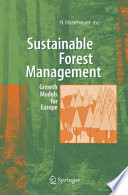 Sustainable Forest Management [E-Book] : Growth Models for Europe /
