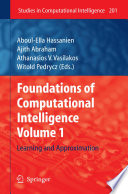 Foundations of Computational, Intelligence Volume 1 [E-Book] : Learning and Approximation /
