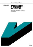Messwertanalyse : rechnerische und graphische Auswertung von Messdaten.