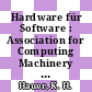 Hardware für Software : Association for Computing Machinery : German Chapter : Tagung. 80,0003 : Konstanz, 10.10.80-11.10.80.