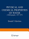 Physical and chemical properties of water : a bibliography, 1957-1974 /