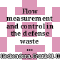Flow measurement and control in the defense waste process : a paper proposed for presentation at the 31st ISA international instrumentation symposium San Diego, CA May 6 - 9, 1985 and for publication in the proceedings [E-Book] /