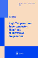 High-Temperature-Superconductor Thin Films at Microwave Frequencies [E-Book] /