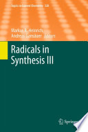 Radicals in Synthesis III [E-Book] /