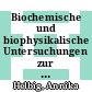 Biochemische und biophysikalische Untersuchungen zur Chemotaxis von Spermien des Seeigels Arbacia punctulata [E-Book] /