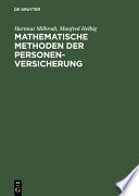 Mathematische Methoden der Personenversicherung [E-Book].