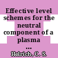 Effective level schemes for the neutral component of a plasma [E-Book] /