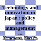 Technology and innovation in Japan : policy and management for the twenty-first century [E-Book] /