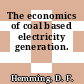 The economics of coal based electricity generation.
