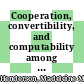 Cooperation, convertibility, and computability among information systems : a literature review /