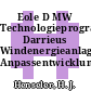 Eole D MW Technologieprogramm Darrieus Windenergieanlagen Anpassentwicklung.