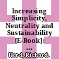 Increasing Simplicity, Neutrality and Sustainability [E-Book]: A Basis for Tax Reform in Iceland /