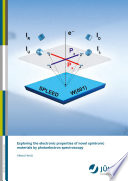 Exploring the electronic properties of novel spintronic materials by photoelectron spectroscopy /
