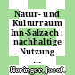 Natur- und Kulturraum Inn-Salzach : nachhaltige Nutzung : gemeinsame Fachtagung 8. - 10. Oktober 1998 im Schloss Ranshofen/Braunau Oberösterreich /