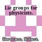 Lie groups for physicists.
