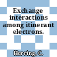 Exchange interactions among itinerant electrons.