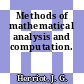 Methods of mathematical analysis and computation.