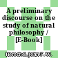 A preliminary discourse on the study of natural philosophy / [E-Book]