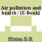 Air pollution and health / [E-Book]