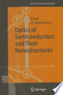 Optics of Semiconductors and Their Nanostructures [E-Book] /