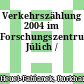 Verkehrszählung 2004 im Forschungszentrum Jülich /