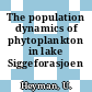 The population dynamics of phytoplankton in lake Siggeforasjoen /