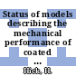 Status of models describing the mechanical performance of coated particle fuels [E-Book]