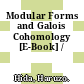 Modular Forms and Galois Cohomology [E-Book] /
