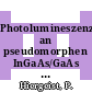 Photolumineszenzanregungsspektroskopie an pseudomorphen InGaAs/GaAs Quantumwellstrukturen bei angelegtem uniaxialem Druck.