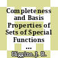 Completeness and Basis Properties of Sets of Special Functions [E-Book] /