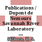 Publications / Dupont de Nemours Savannah River Laboratory : 1969 : [E-Book]
