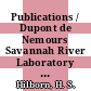 Publications / Dupont de Nemours Savannah River Laboratory : 1970 : [E-Book]