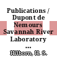Publications / Dupont de Nemours Savannah River Laboratory : 1977 : [E-Book]