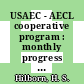 USAEC - AECL cooperative program : monthly progress report, November 1964 : [E-Book]