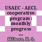 USAEC - AECL cooperative program : monthly progress report, October 1964 : [E-Book]