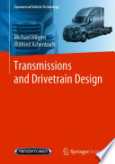 Transmissions and Drivetrain Design [E-Book] /